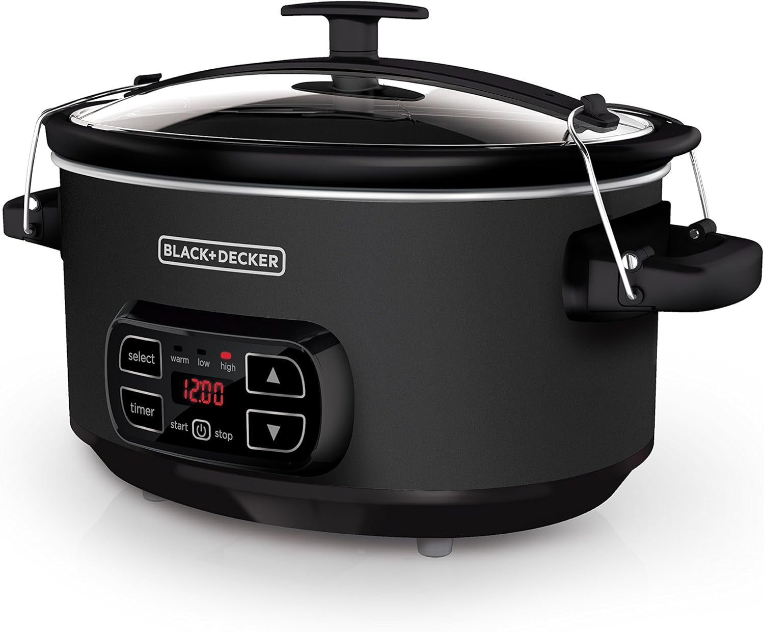 7-Quart Slow Cooker, SCD4007, Chalkboard Exterior, Locking Lid, 3 Heat Settings, Removable Stoneware Crock