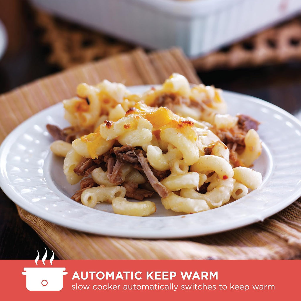 7-Quart Slow Cooker, SCD4007, Chalkboard Exterior, Locking Lid, 3 Heat Settings, Removable Stoneware Crock