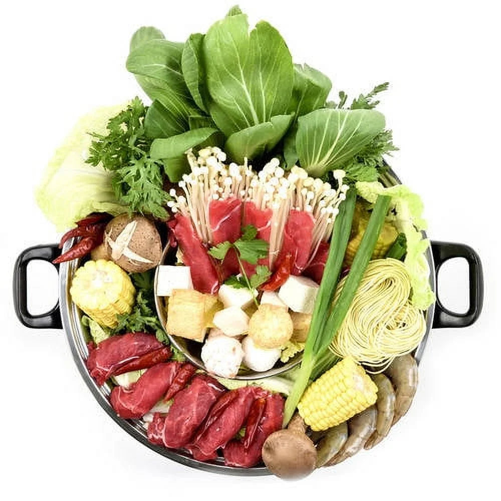 ® 5Qt. Electric Shabu Shabu Hot Pot, Stainless Steel