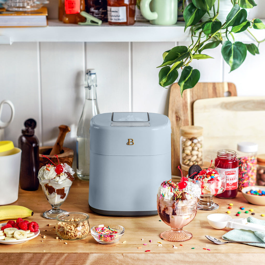 1.5 Qt Ice Cream Maker with Touch Activated Display, Cornflower Blue by Drew Barrymore