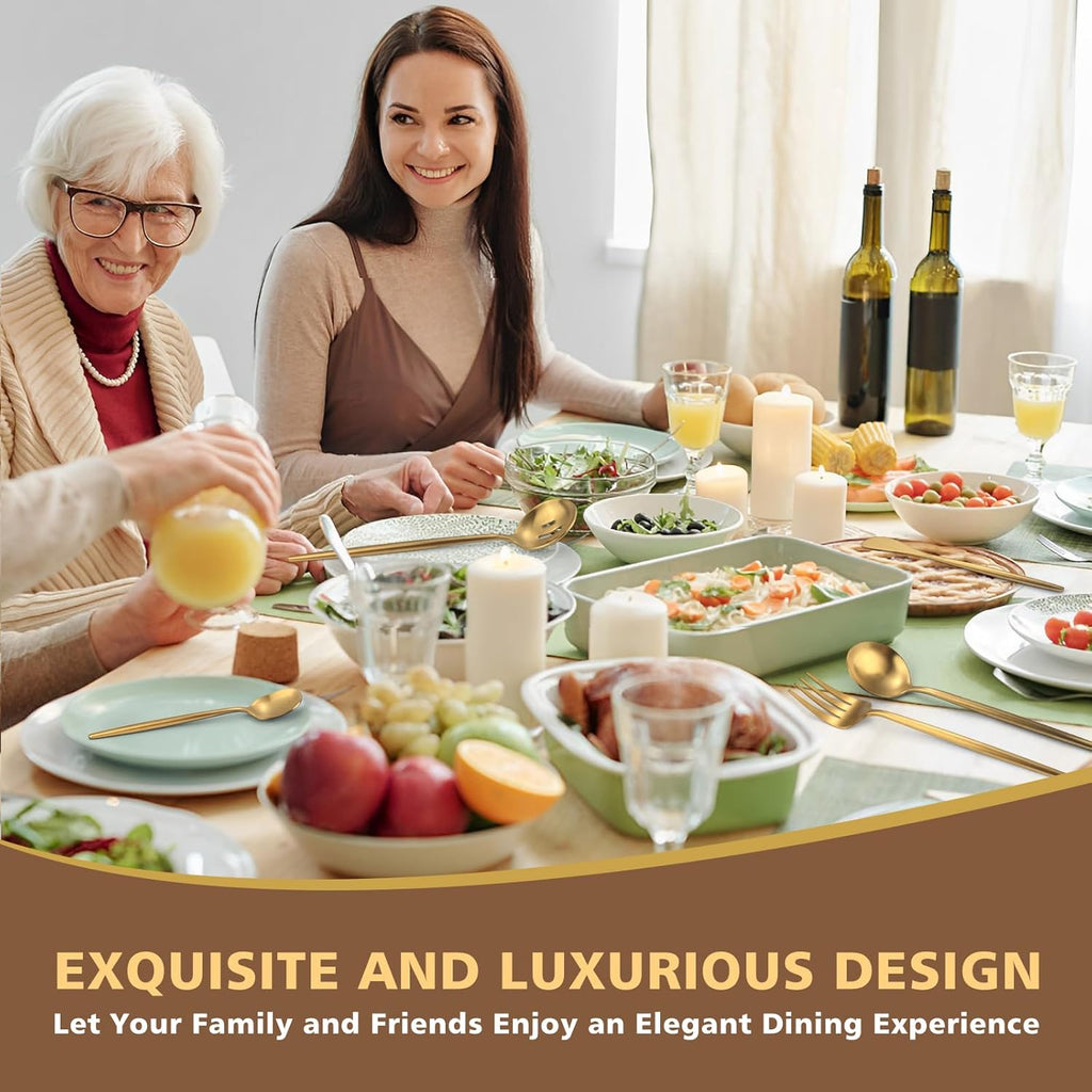 Elevate Your Cooking Experience with Our Luxe 5-Piece Matte Gold Stainless Steel Kitchen Utensil Set