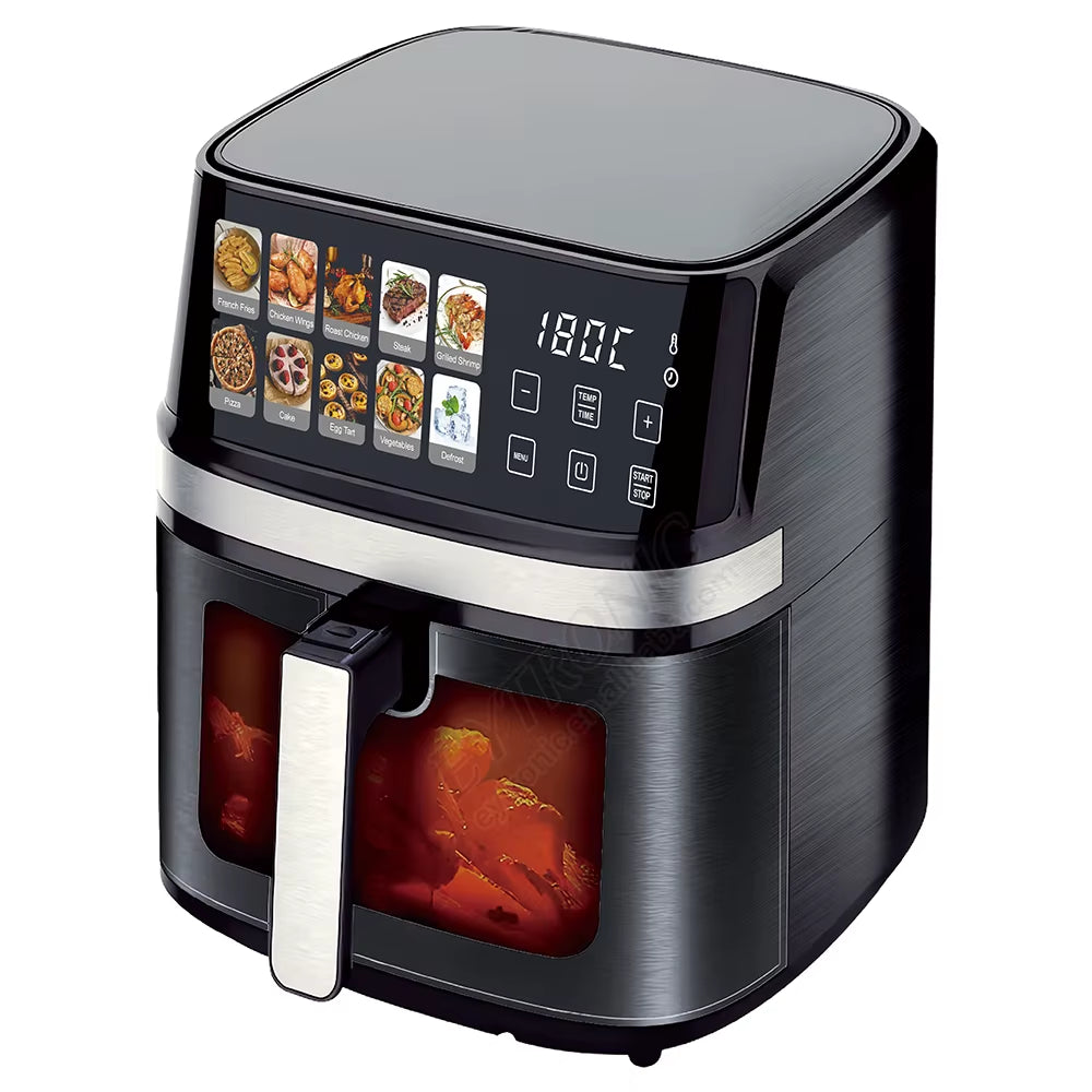 2024 Best Sell 8 in 1 4L 5L 6L 8L Air Fryer 1800W LCD Screen Oil Healthy Cooking Electric Digital Air Fryer