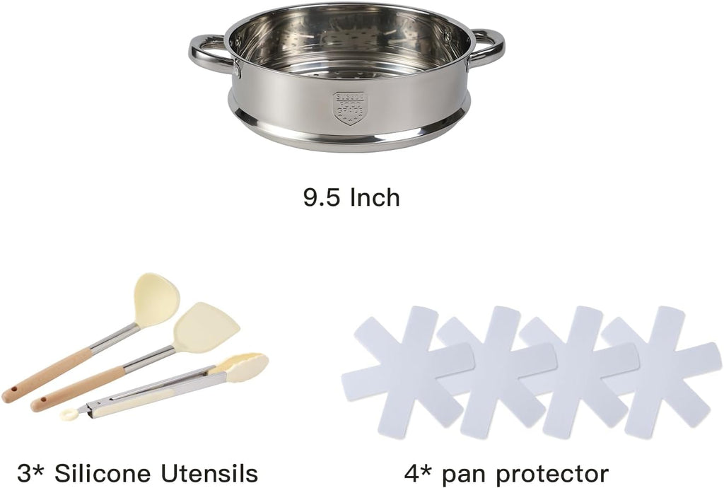 16PCS Pots and Pans Set Non Stick Cookware Set Nonstick with Cooking Set