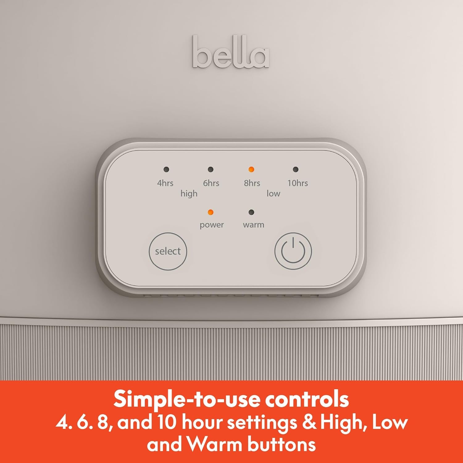 6.0 Qt Programmable Slow Cooker, Ceramic Nonstick Coating, Adjustable Temperature & Cooking Times, Dishwasher Safe Stoneware Pot & Tempered Glass Lid, Tangle Free Cord Wrap, Oatmilk