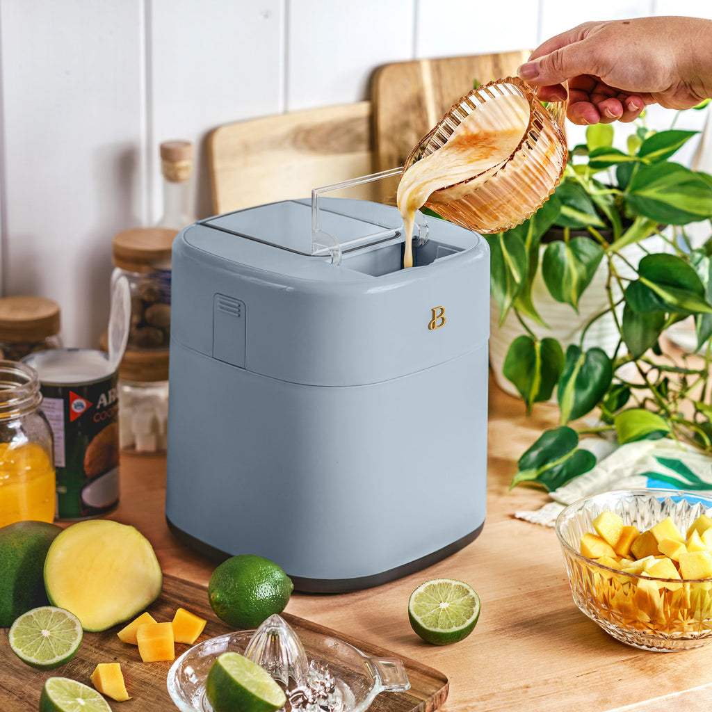 1.5 Qt Ice Cream Maker with Touch Activated Display, Cornflower Blue by Drew Barrymore