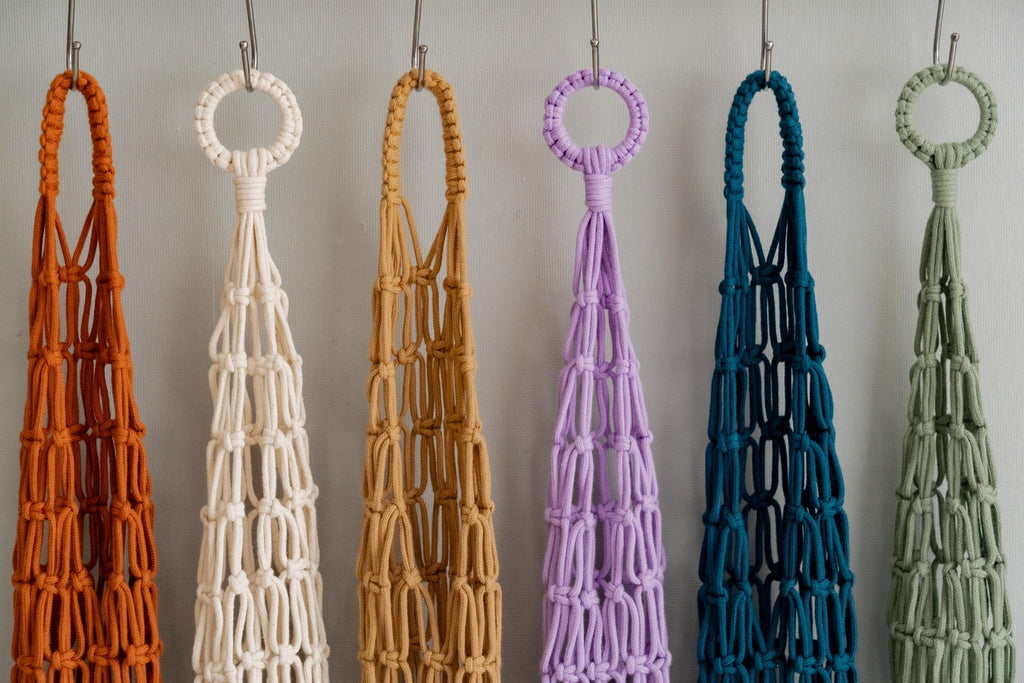 Macrame Fruit Hanger for Kitchen Storage and Decor I17