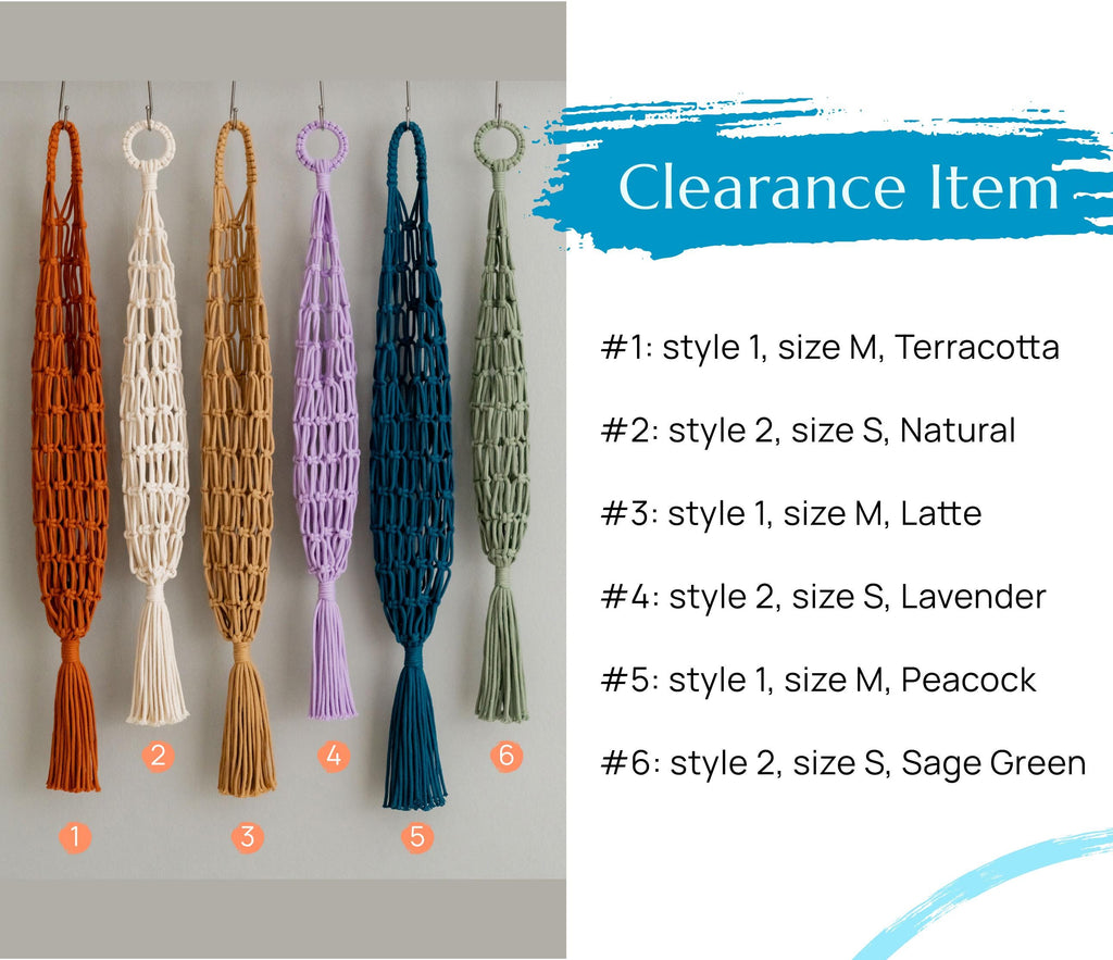 Macrame Fruit Hanger for Kitchen Storage and Decor I17