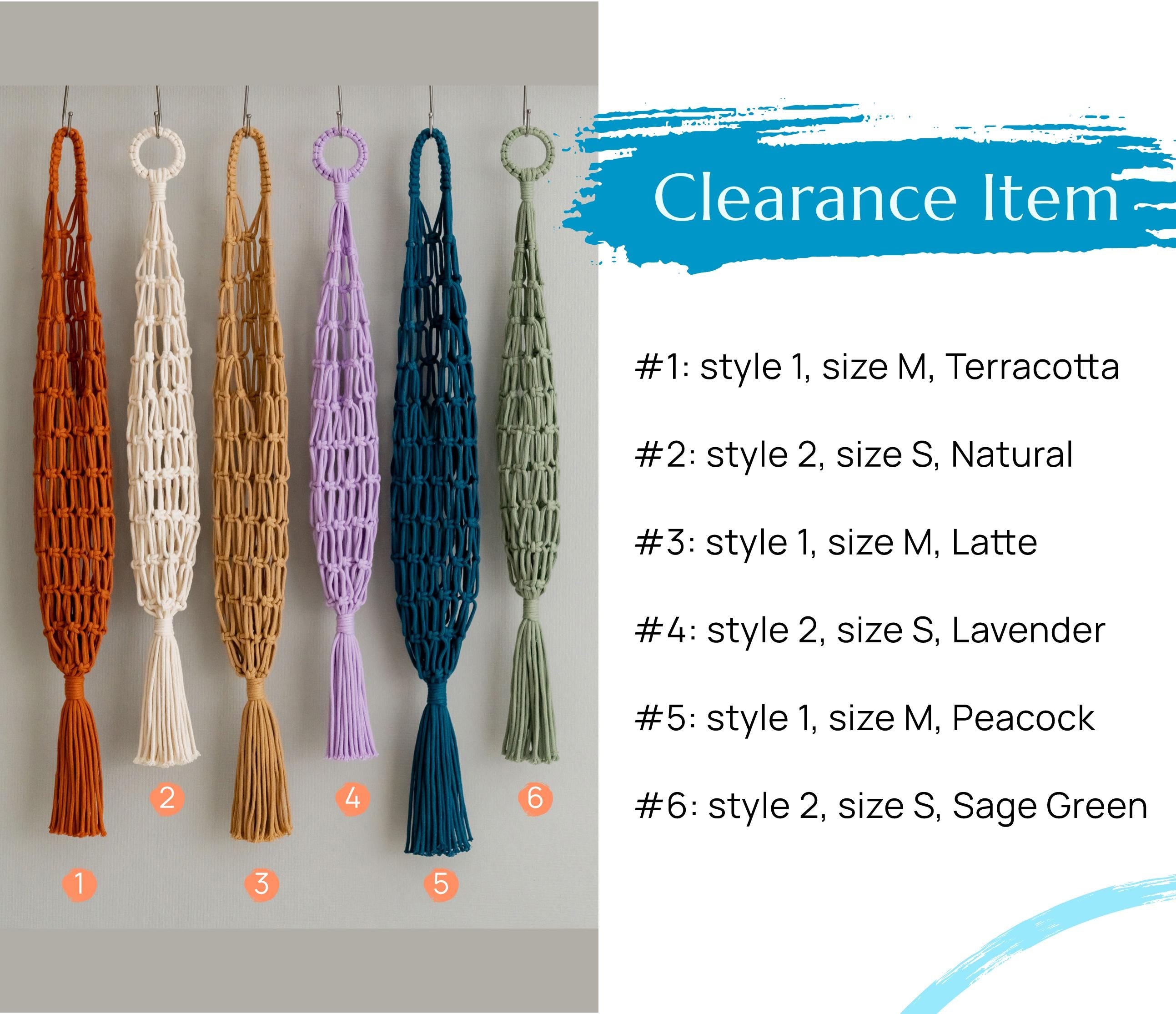 Macrame Fruit Hanger for Kitchen Storage and Decor I17